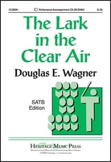 The Lark in the Clear Air SATB choral sheet music cover